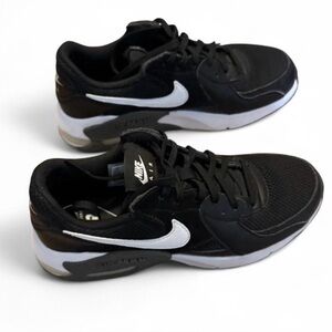 Black and White Nike Air Max Sneakers
